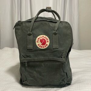 Fjallraven Kanken Water Resistant Backpack Forest Green